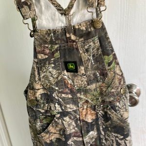 John Deere overalls size 7 camo